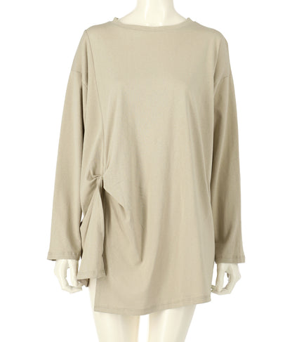 フロント ツイスト バック 刺繍 ロンT 153-5267