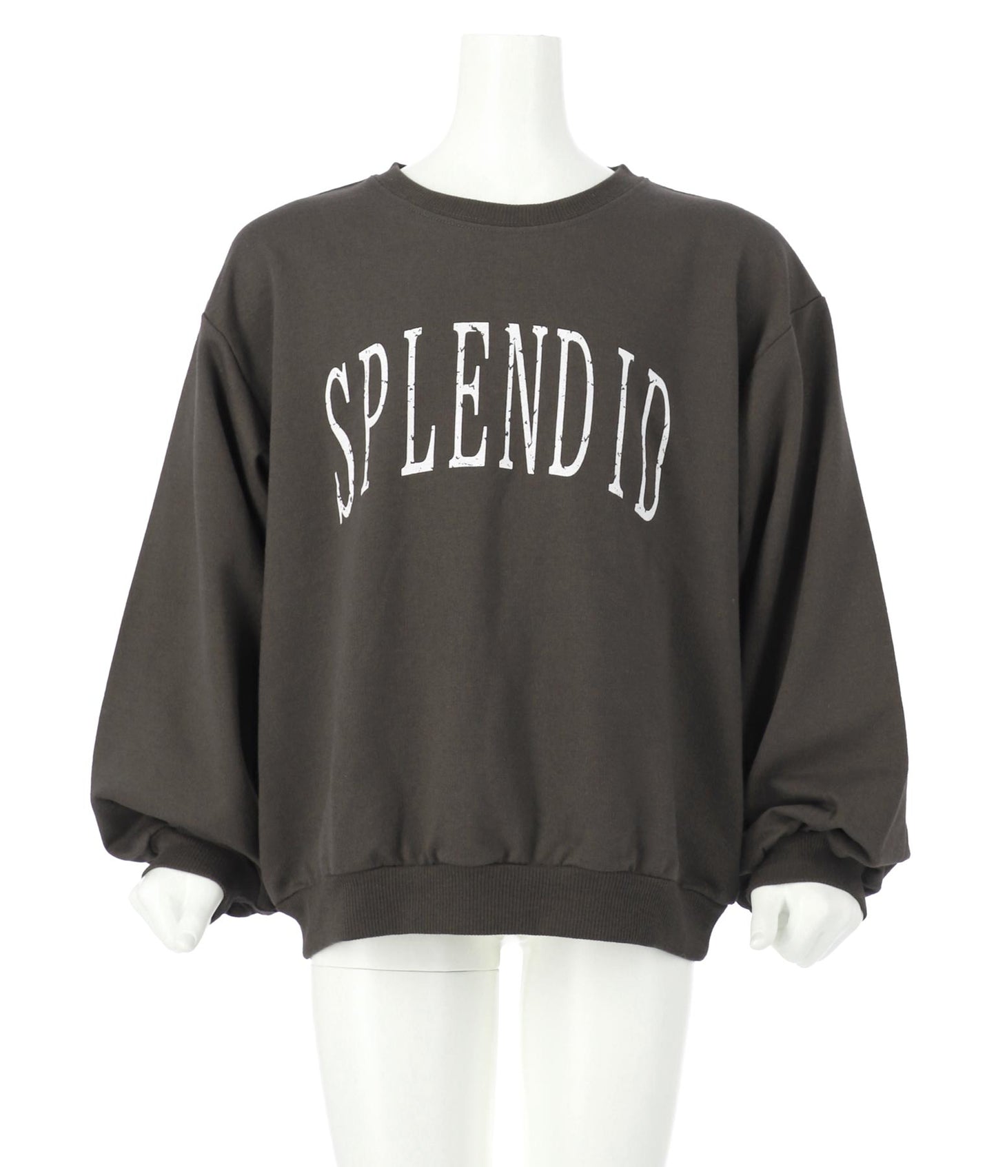 かすれプリントミニ裏毛トレーナー 423-2893