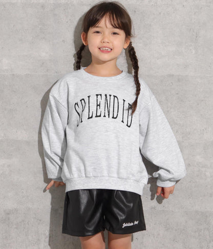 かすれプリントミニ裏毛トレーナー 423-2893