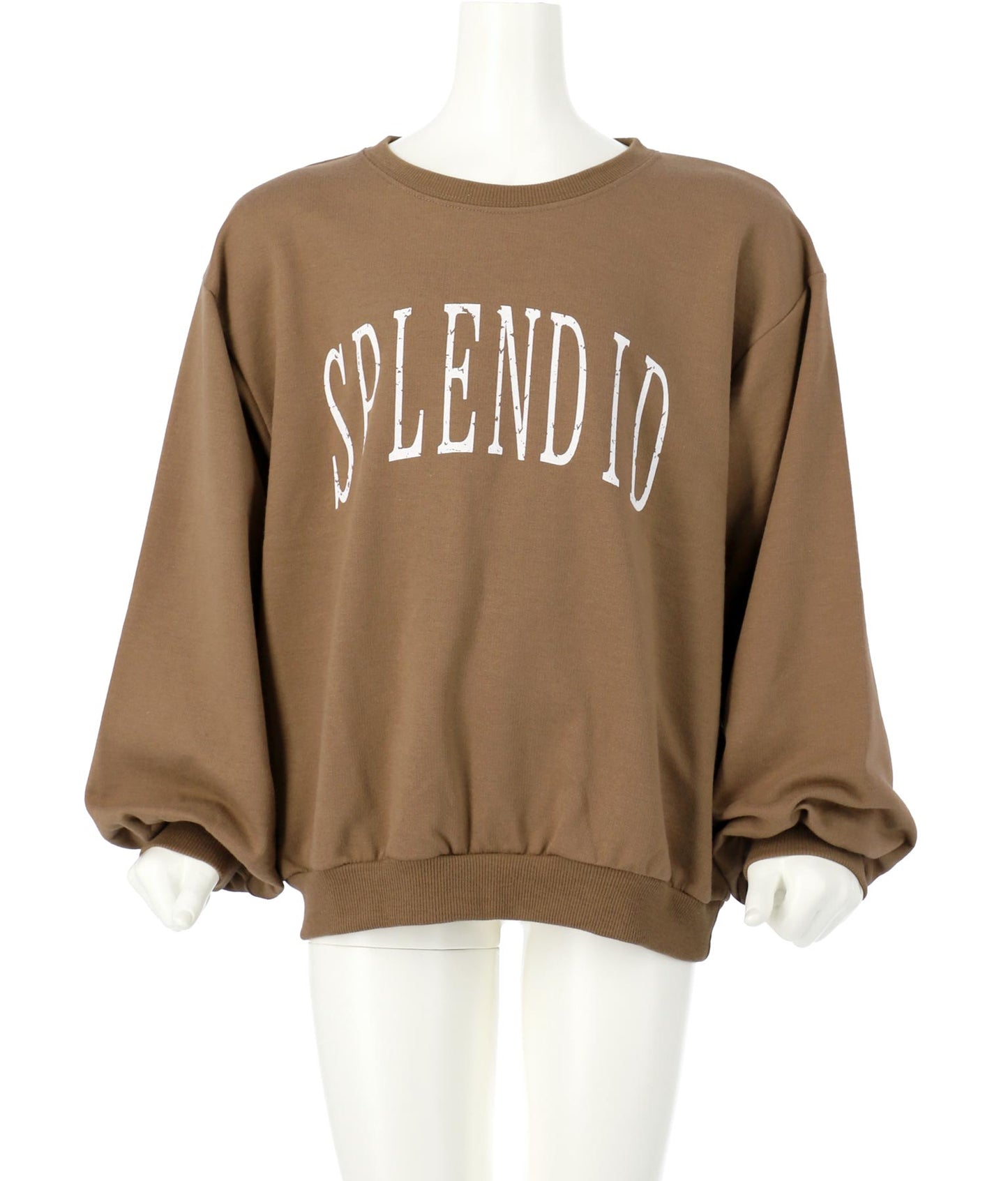 かすれプリントミニ裏毛トレーナー 423-2893