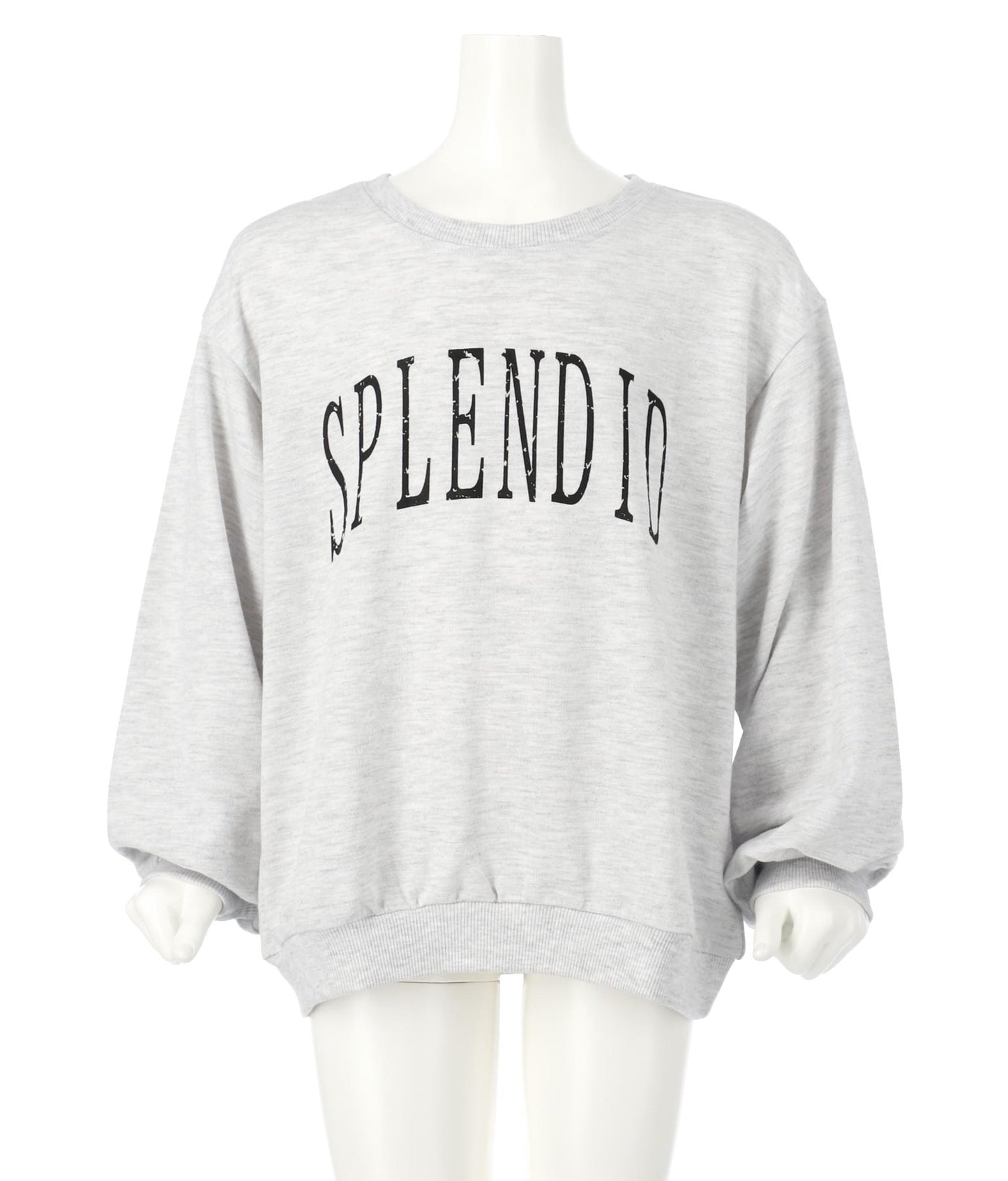 かすれプリントミニ裏毛トレーナー 423-2893