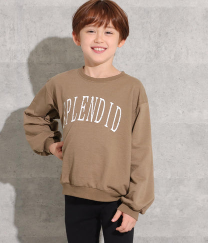 かすれプリントミニ裏毛トレーナー 423-2893