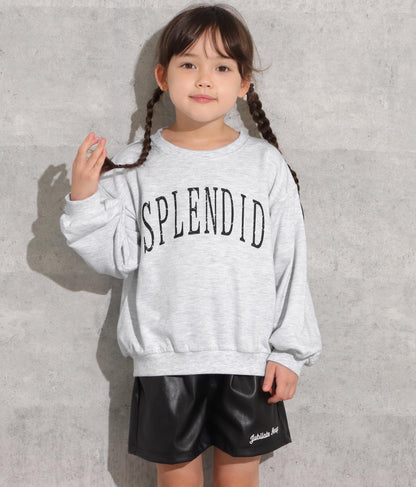 かすれプリントミニ裏毛トレーナー 423-2893