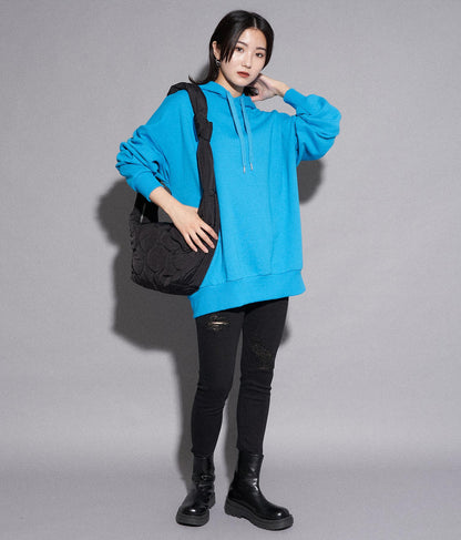 【WEB限定】シンプル裏起毛フーディートップススウェット 793-8596