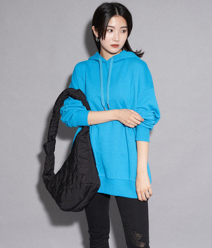 【WEB限定】シンプル裏起毛フーディートップススウェット 793-8596