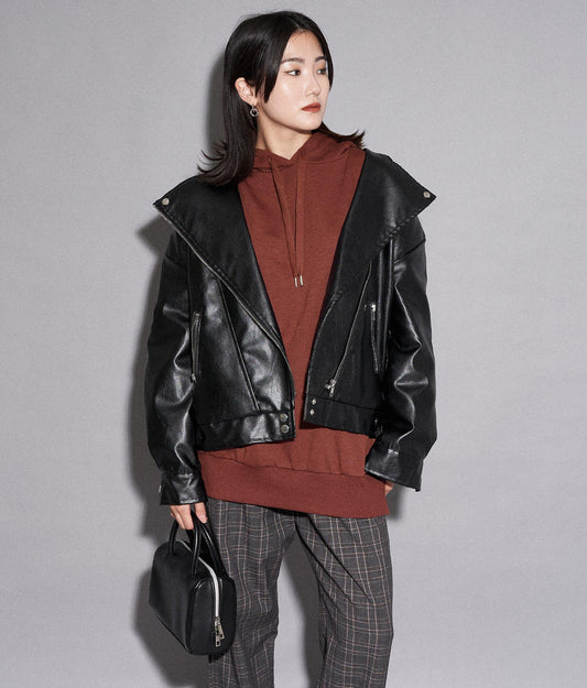 【WEB限定】シンプル裏起毛フーディートップススウェット 793-8596