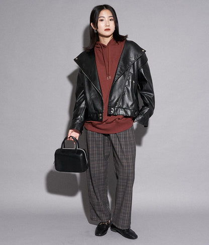 【WEB限定】シンプル裏起毛フーディートップススウェット 793-8596