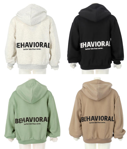 ワンポイントanap裏毛フーディートップススウェット 423-2952