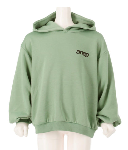 ワンポイントanap裏毛フーディートップススウェット 423-2952