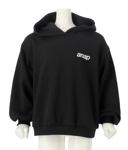 ワンポイントanap裏毛フーディートップススウェット 423-2952