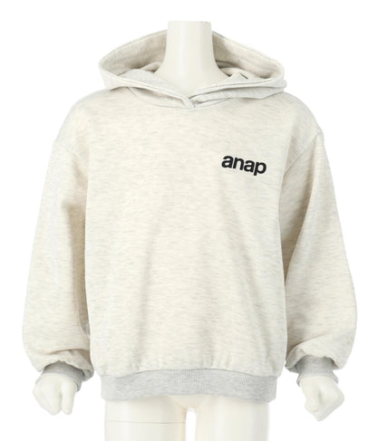 ワンポイントanap裏毛フーディートップススウェット 423-2952