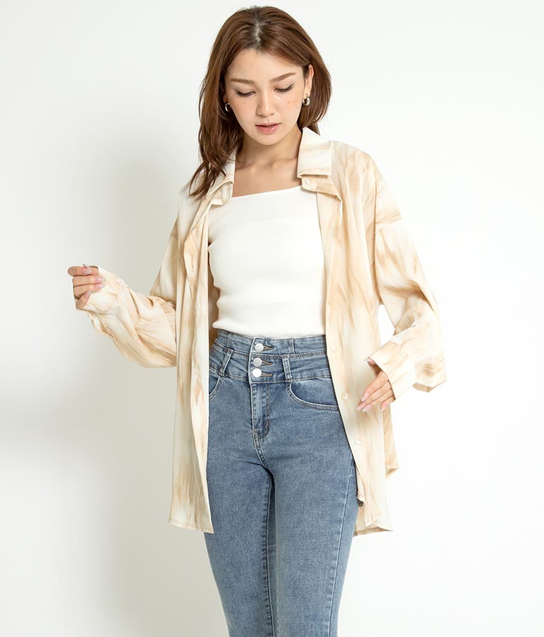 タイダイ柄 シャツ 154-5382