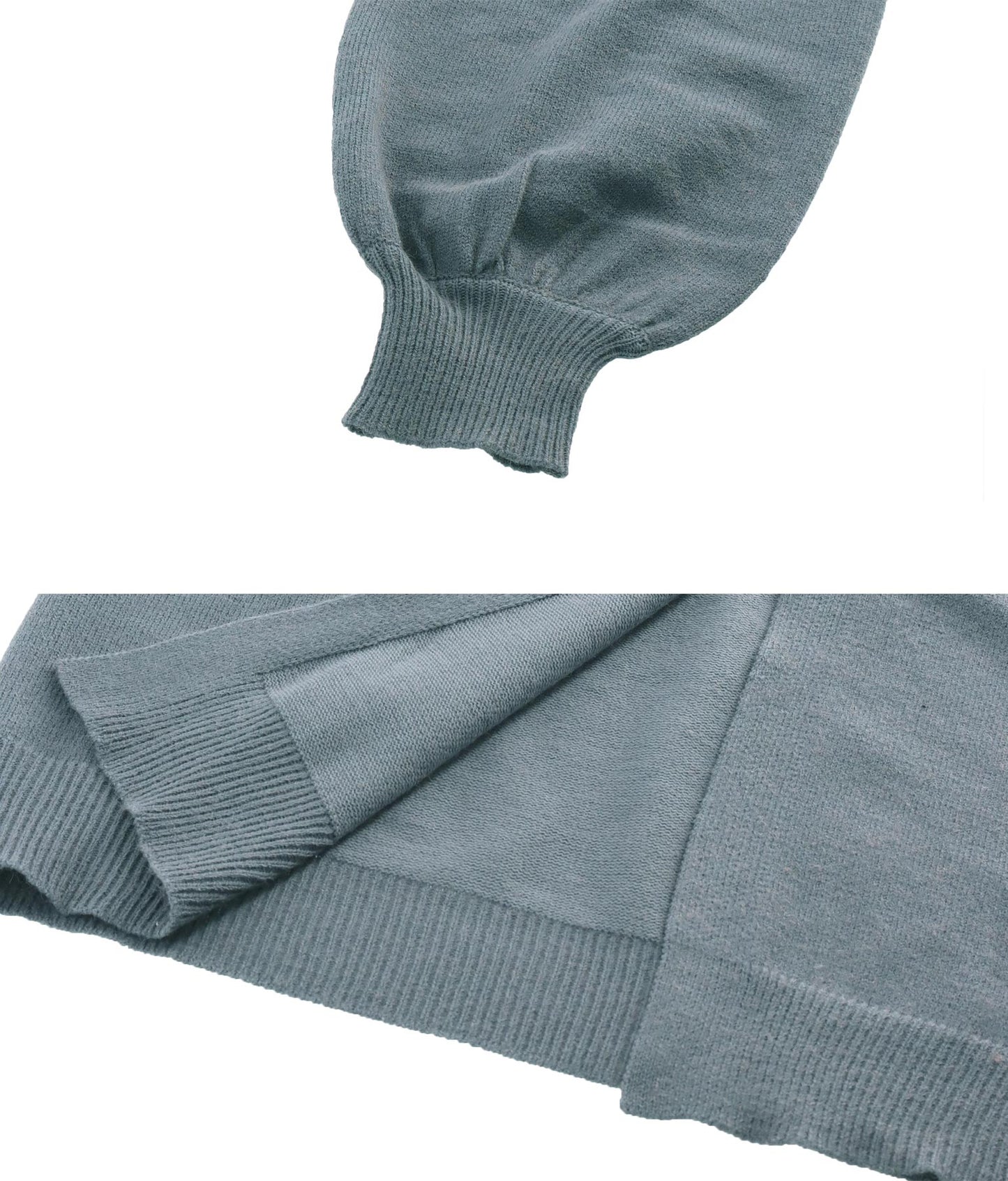 5色展開ロングガウンボリュームスリーブニットカーディガン 154-5254