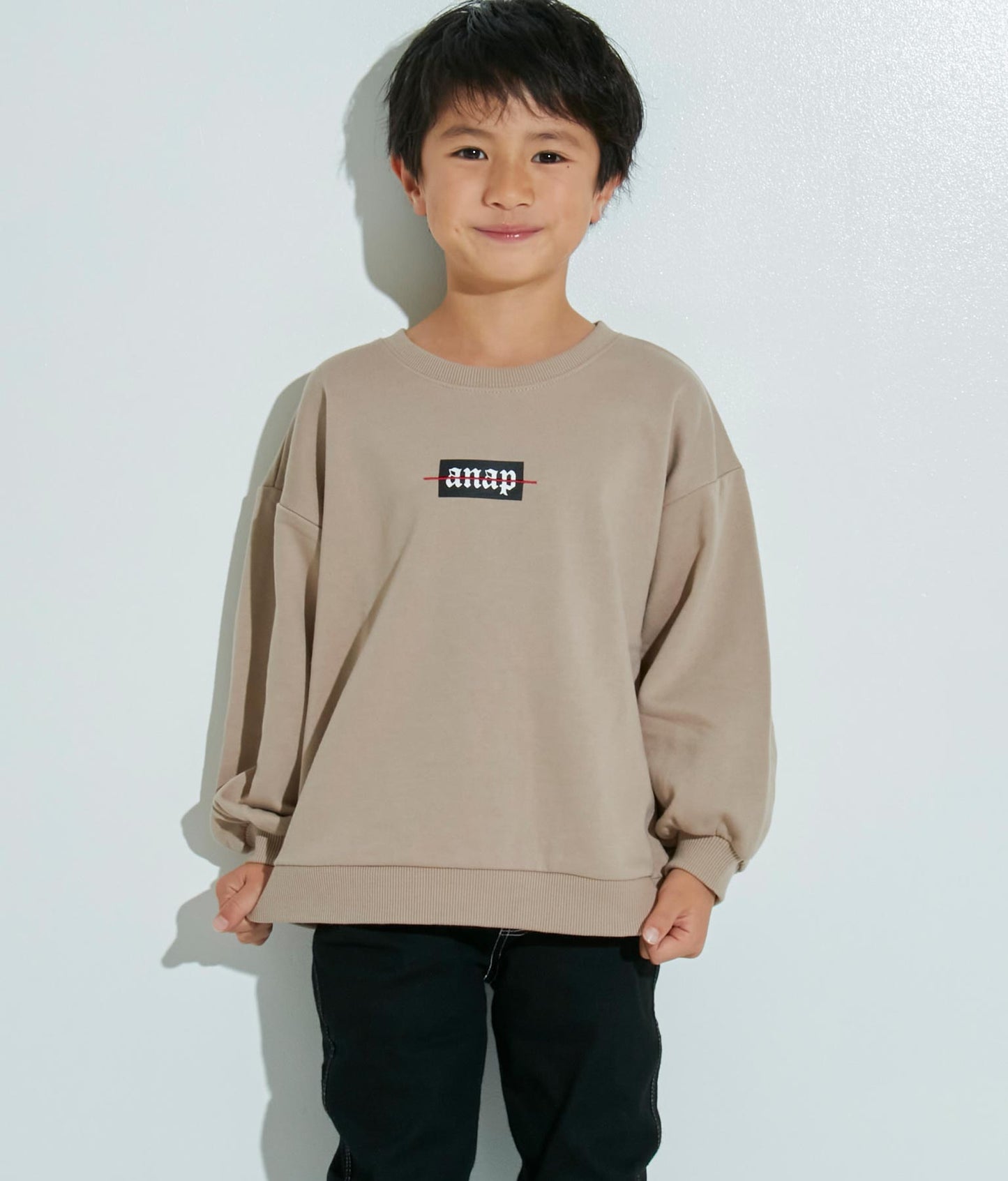 プリント裏毛トレーナー 423-2946