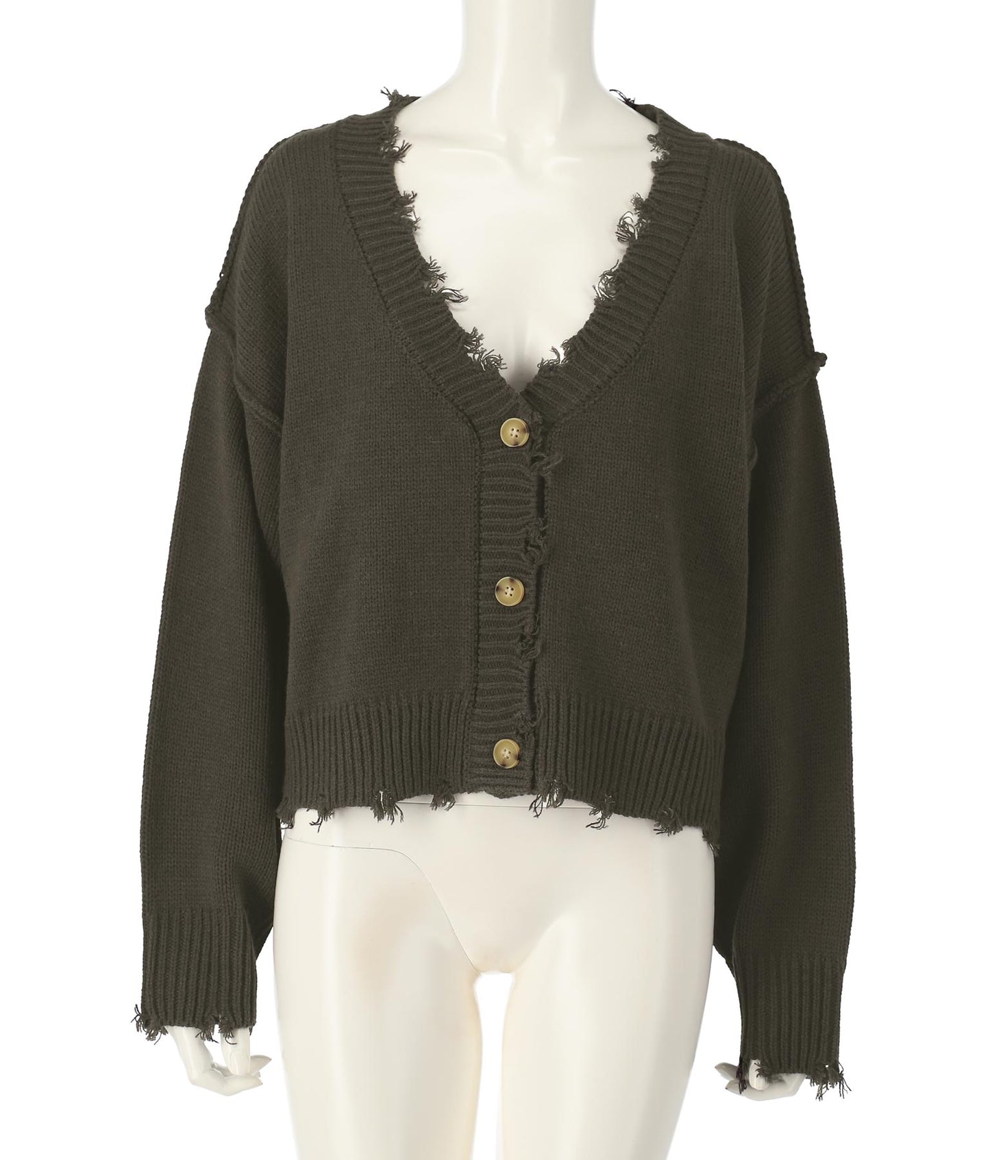 ダメージニットカーディガン 794-8570