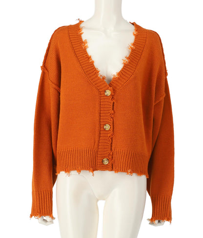 ダメージニットカーディガン 794-8570