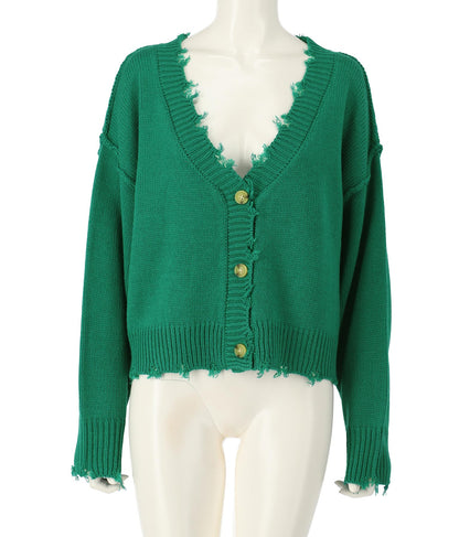 ダメージニットカーディガン 794-8570