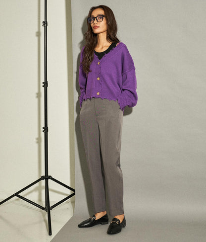 ダメージニットカーディガン 794-8570