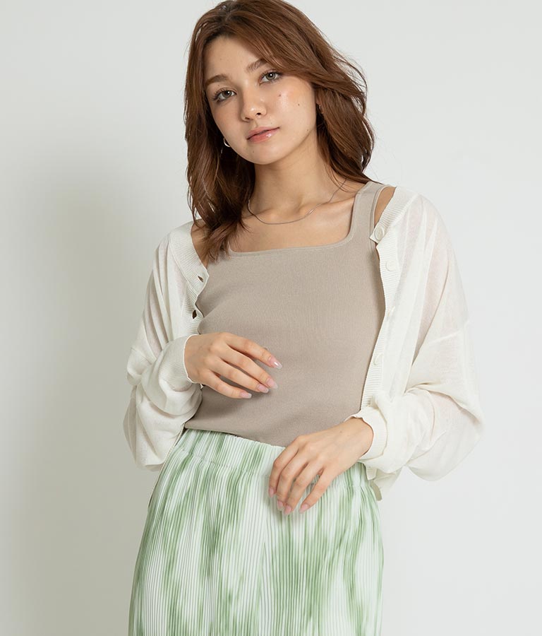2WAYニットタンクトップ 153-5397