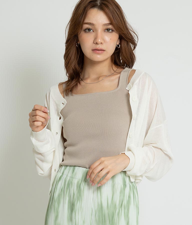 2WAYニットタンクトップ 153-5397