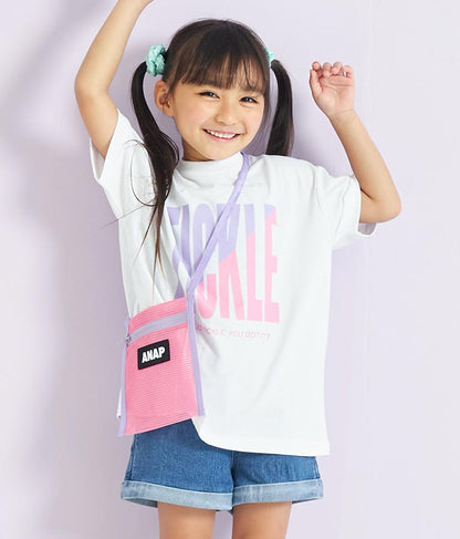 メッシュ サコッシュ付き ビッグTシャツ 423-3075