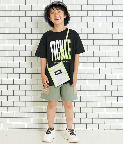 メッシュ サコッシュ付き ビッグTシャツ 423-3075