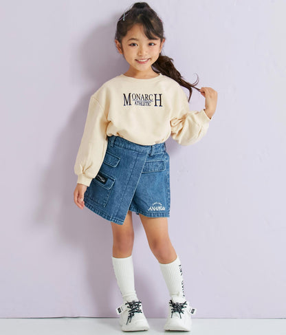 カレッジ刺繍裏毛トレーナー