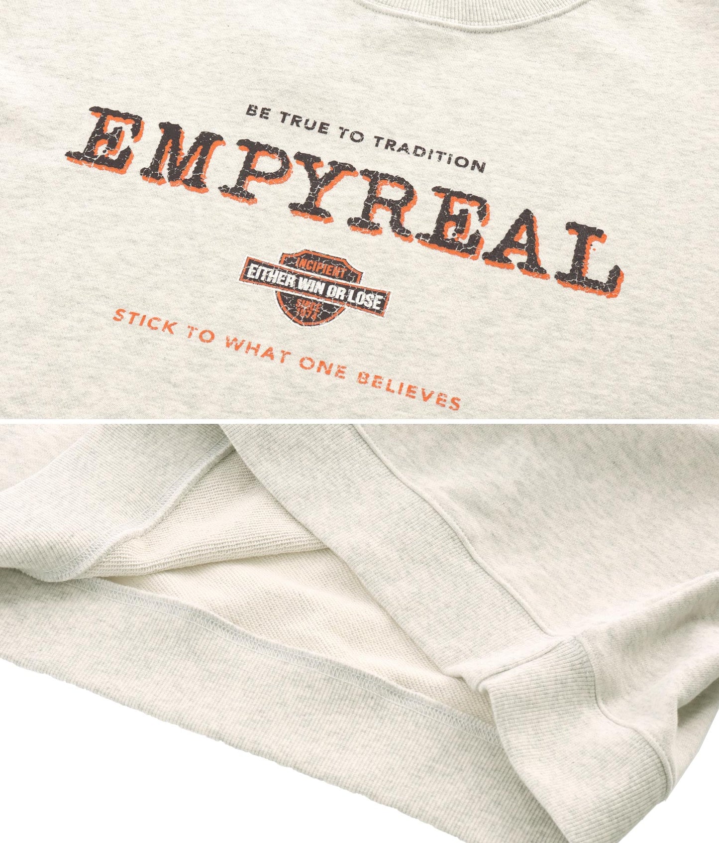 ヴィンテージライク裏毛プルオーバー 793-8662