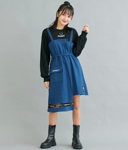 アシンメトリー フェイク ワンピース  917-7046
