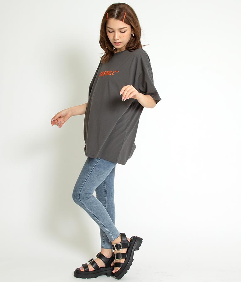 3D刺繍 ビッグTシャツ【親子お揃い】 793-8858