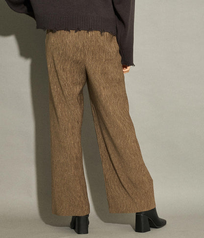 ベロア ランダム プリーツパンツ 152-5303