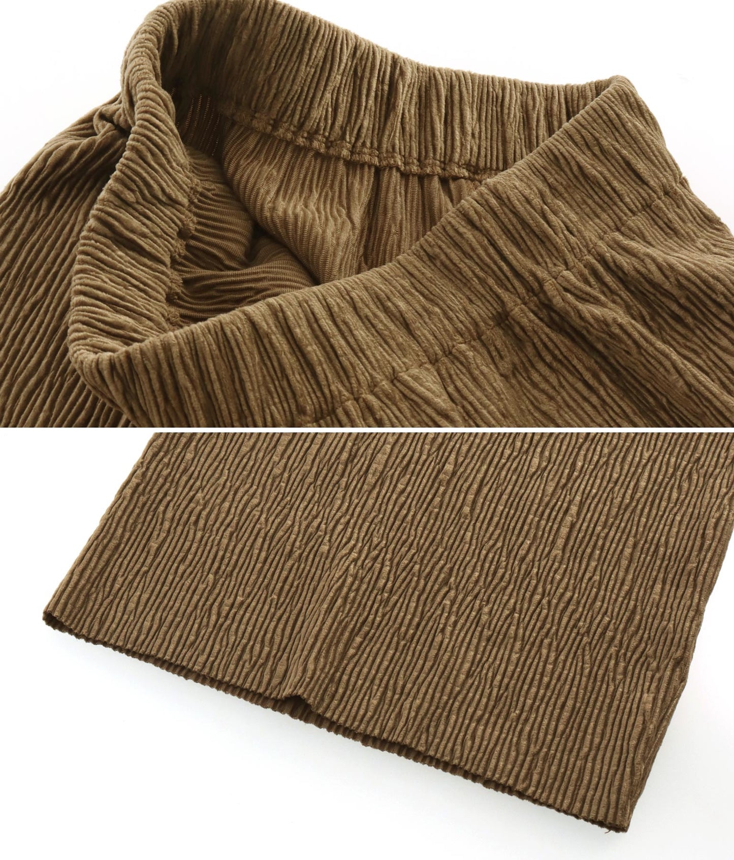 ベロア ランダム プリーツパンツ 152-5303