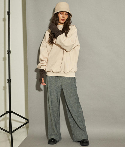 ベロア ランダム プリーツパンツ 152-5303