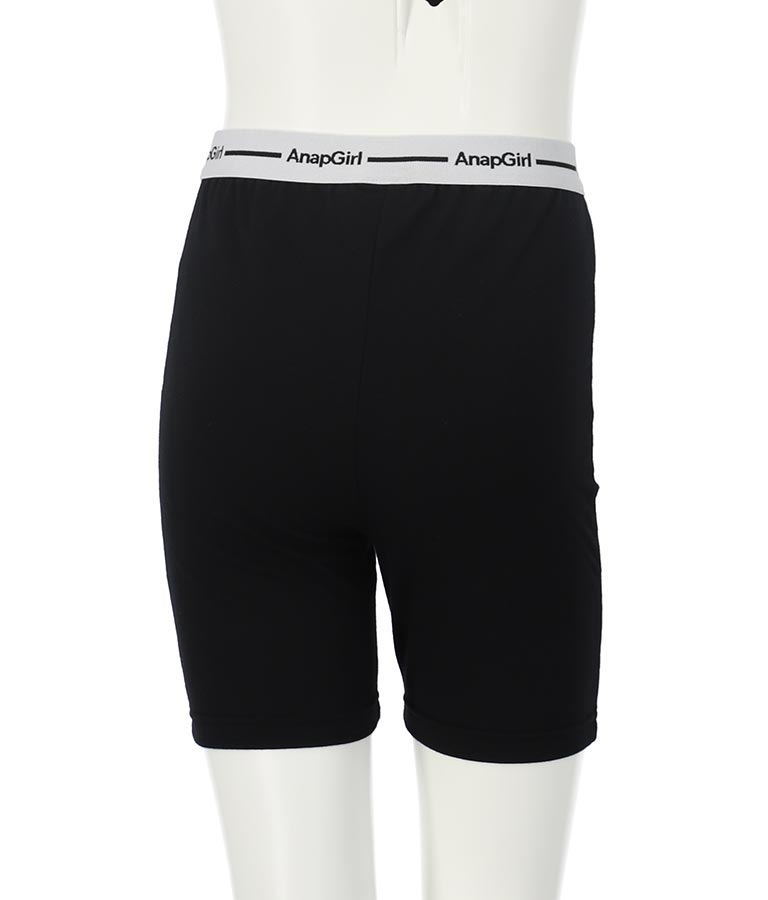 ロゴ3分丈レギンス