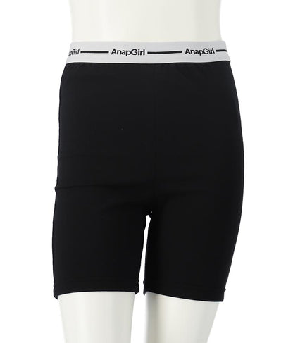 ロゴ3分丈レギンス 912-7202