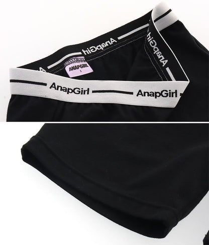 ロゴ3分丈レギンス 912-7202