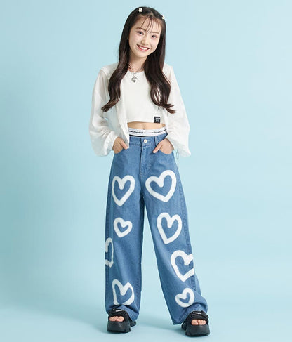 ロゴ3分丈レギンス 912-7202