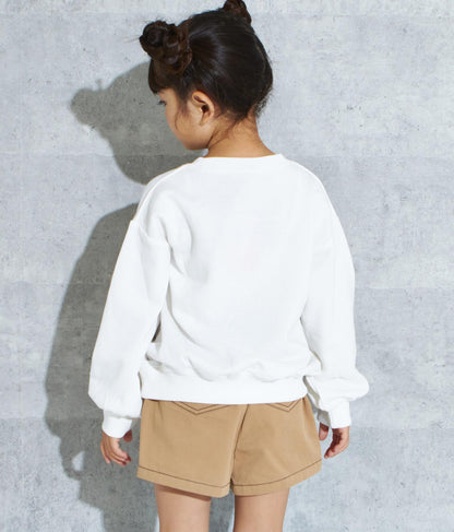 エンブレム 刺繍 裏毛 トレーナー 423-2906