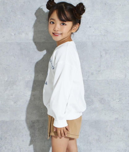 エンブレム 刺繍 裏毛 トレーナー 423-2906