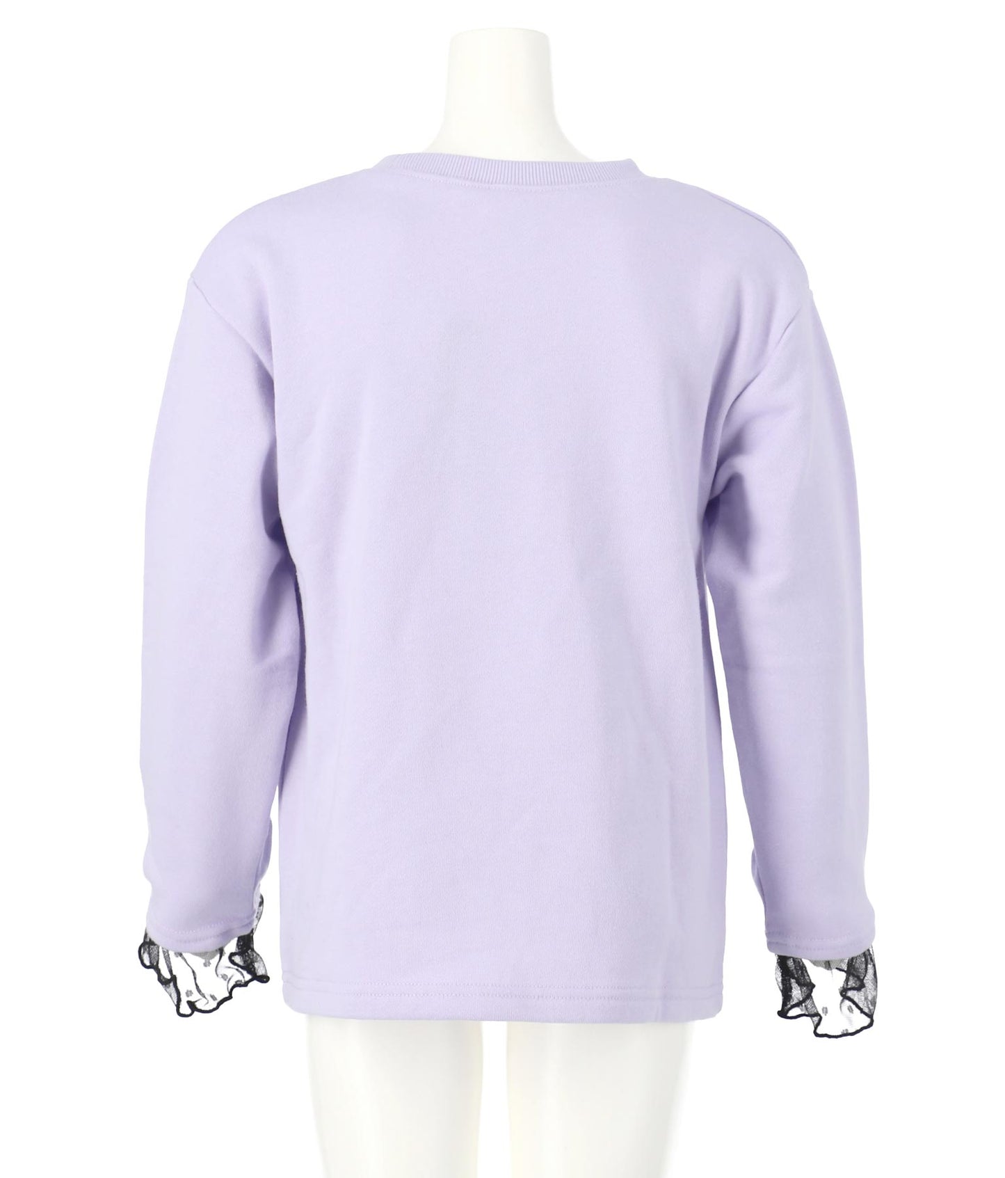 袖チュールフリル裏毛トップスカットソー 423-2917