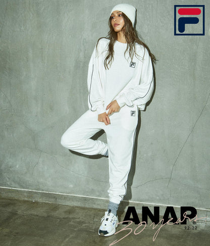 FILAパイピングデザイン裏毛プルオーバー 793-8619