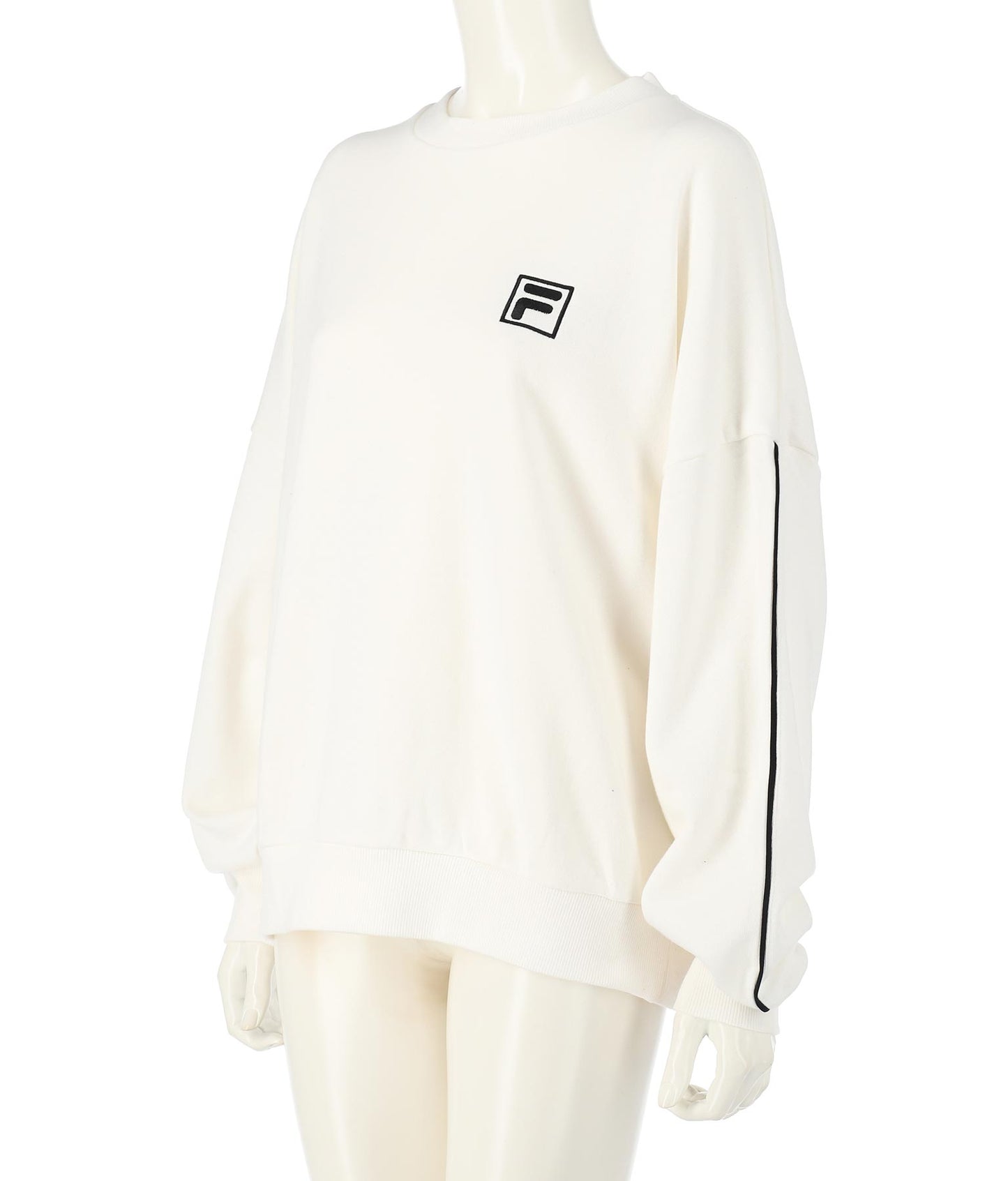 FILAパイピングデザイン裏毛プルオーバー 793-8619