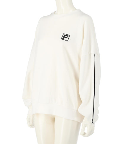 FILAパイピングデザイン裏毛プルオーバー 793-8619