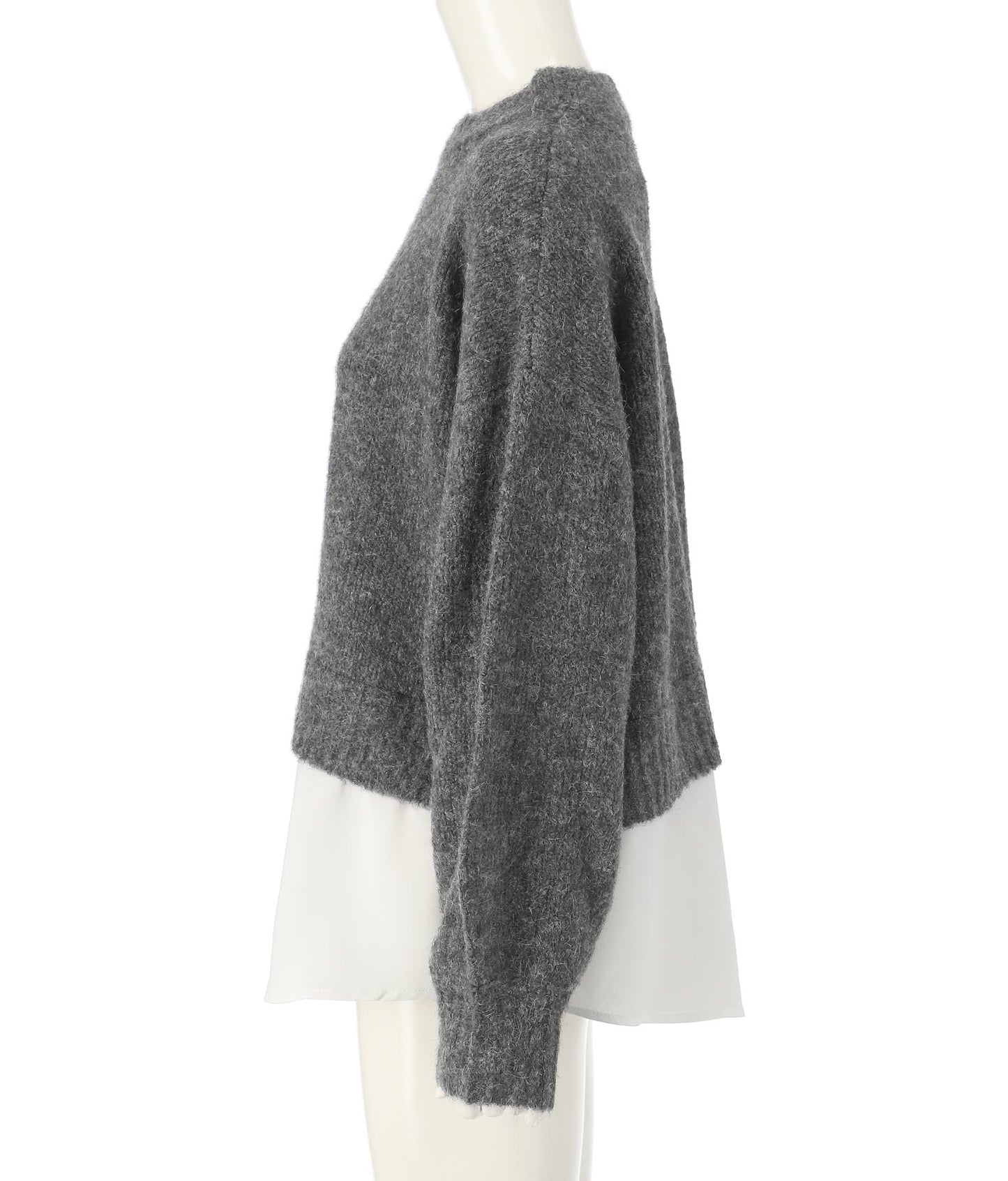 レイヤード風ニットトップスセーター 793-8568