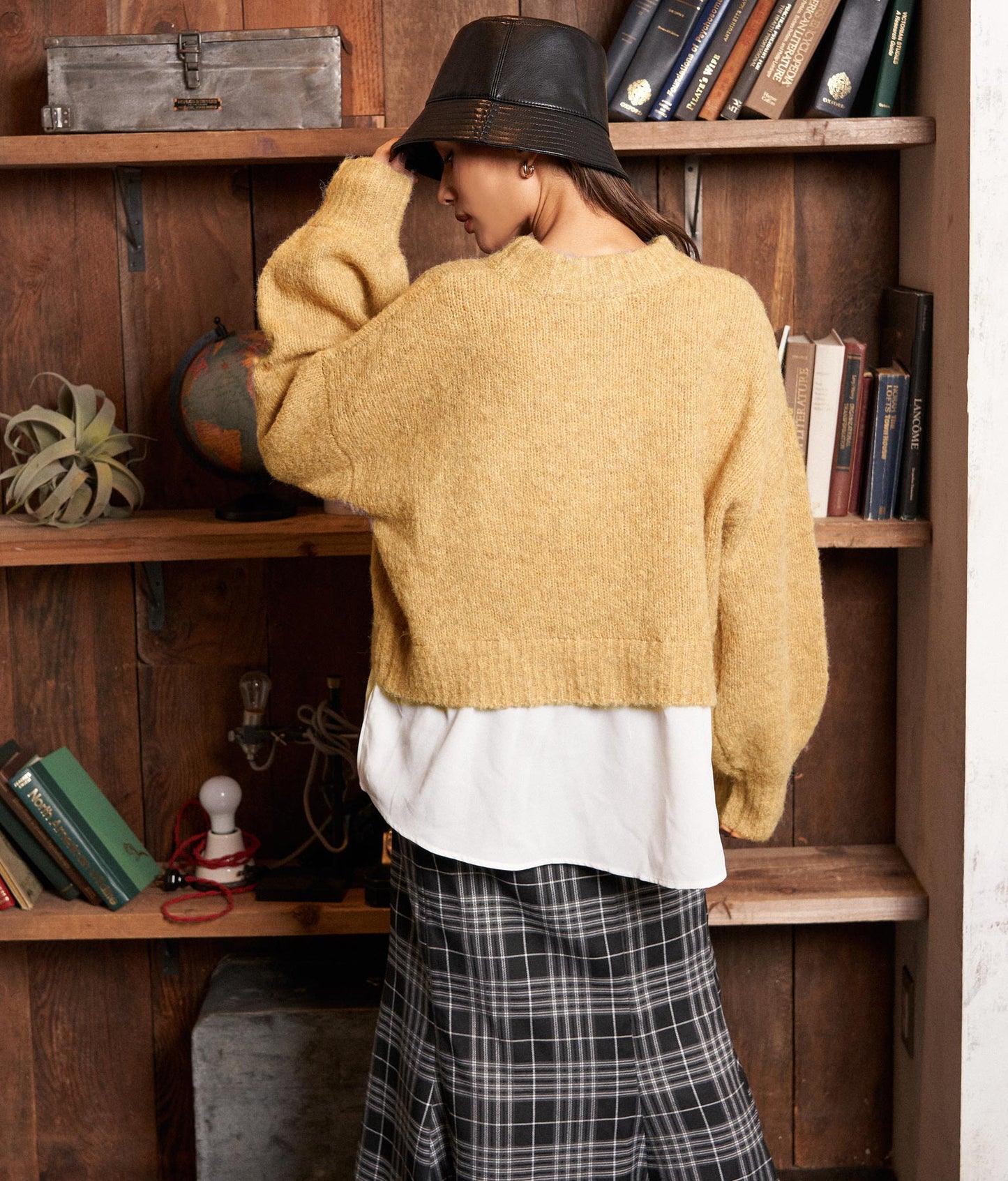 レイヤード風ニットトップスセーター 793-8568