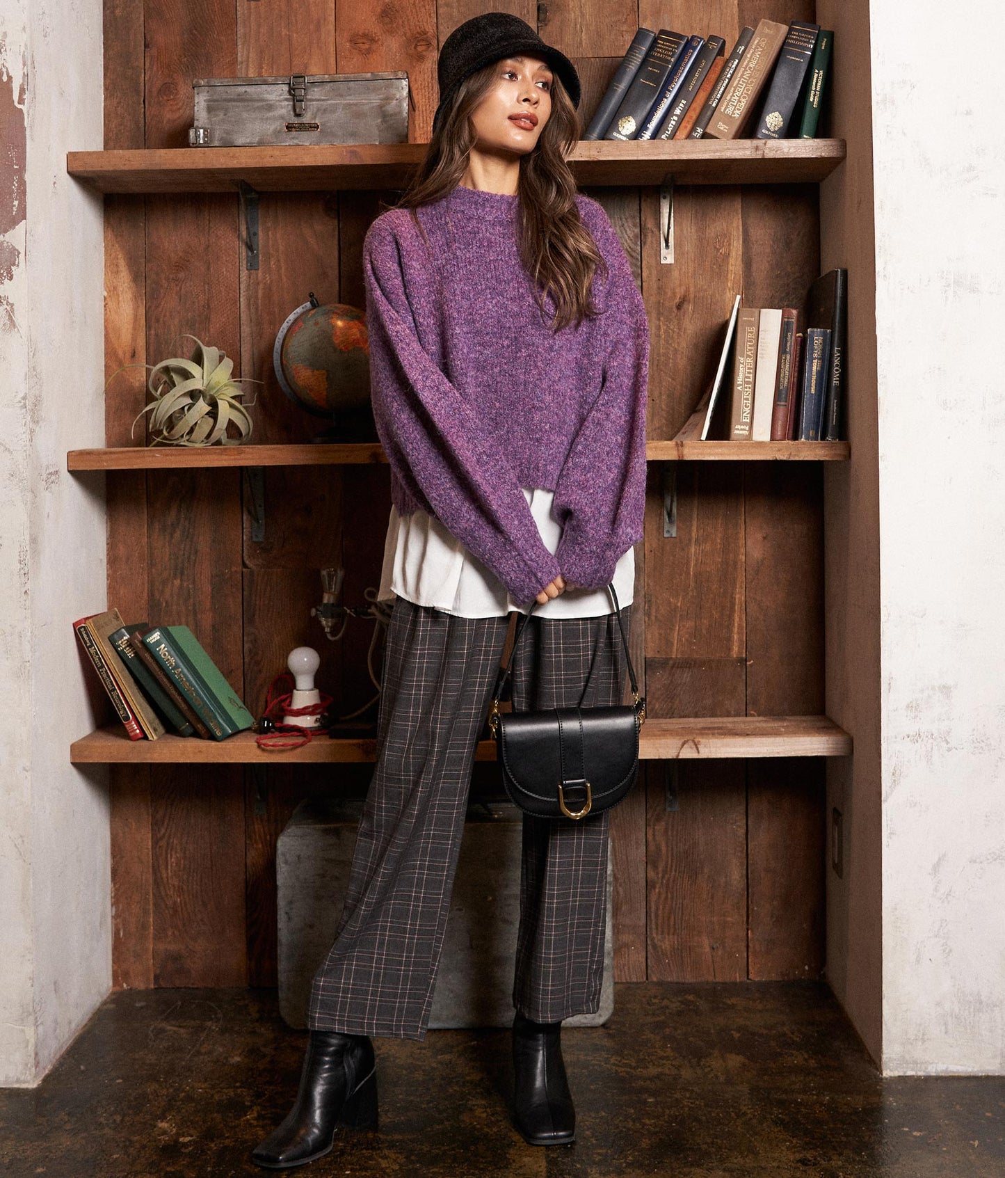 レイヤード風ニットトップスセーター 793-8568