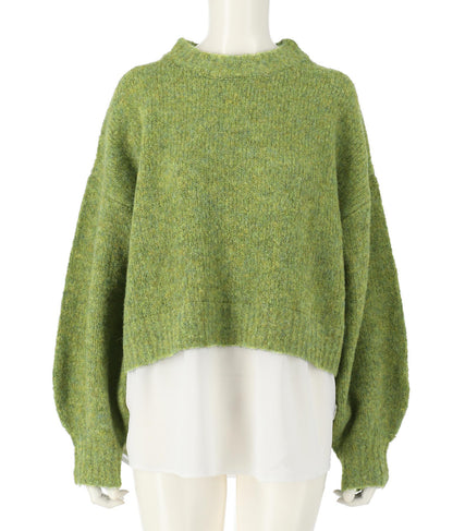 レイヤード風ニットトップスセーター 793-8568