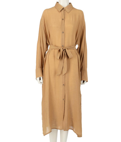 ウエストリボンロングシャツ 154-5270