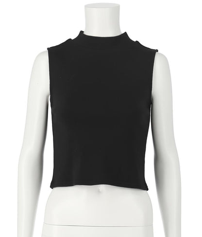 シンプル プチハイネック ノースリーブ トップス タンクトップ  793-8902