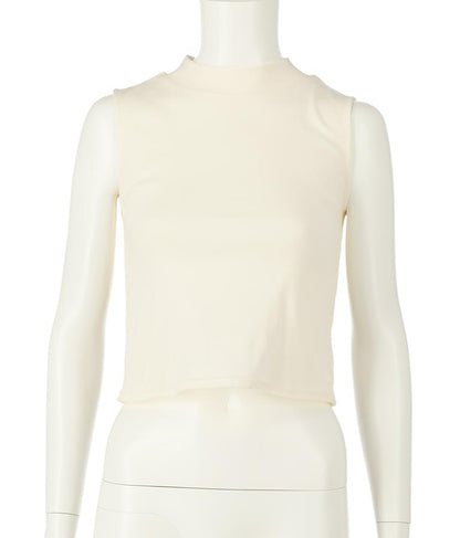 シンプル プチハイネック ノースリーブ トップス タンクトップ  793-8902